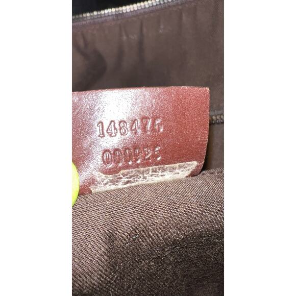 GUCCI Guccissima Unisex Shoulder Crossbody Bag Brown Leather GG Monogram - Picture 3 of 15